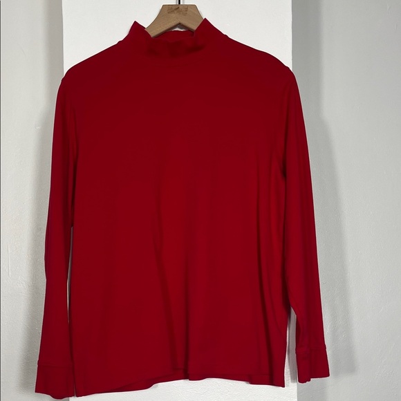 Lands' End Tops - Lands' End Vibrant Red Long Sleeve Top